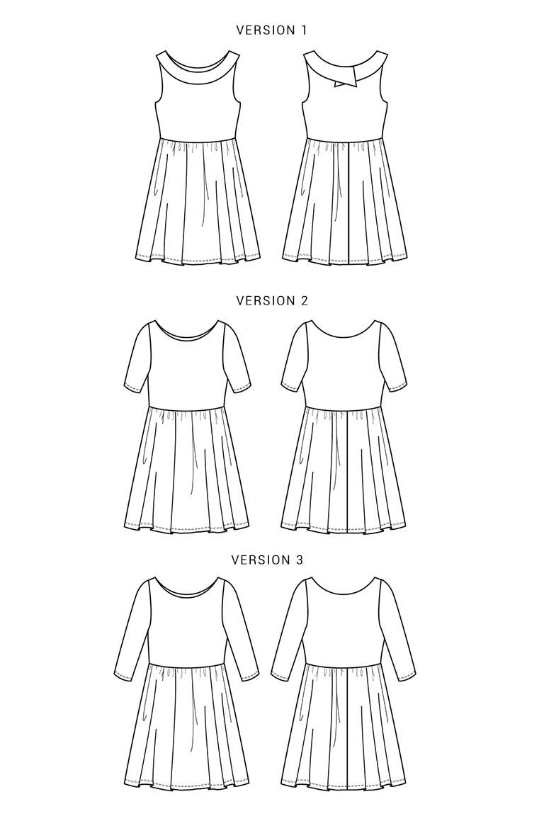 The Moneta sewing pattern, from Seamwork