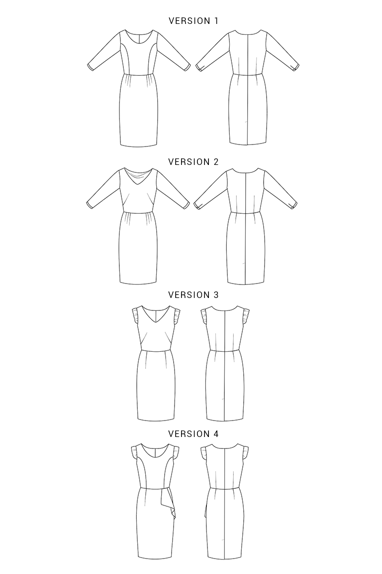 The Claudette sewing pattern, from Seamwork