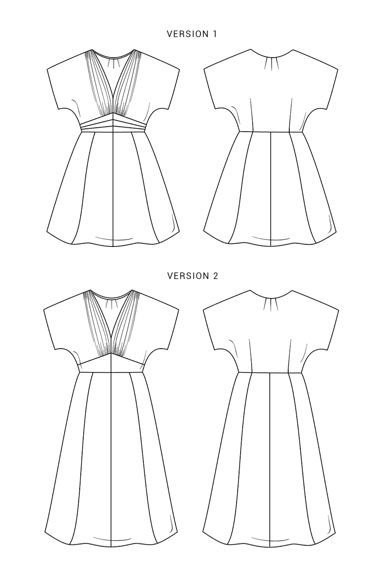 The Myrna sewing pattern, from Seamwork