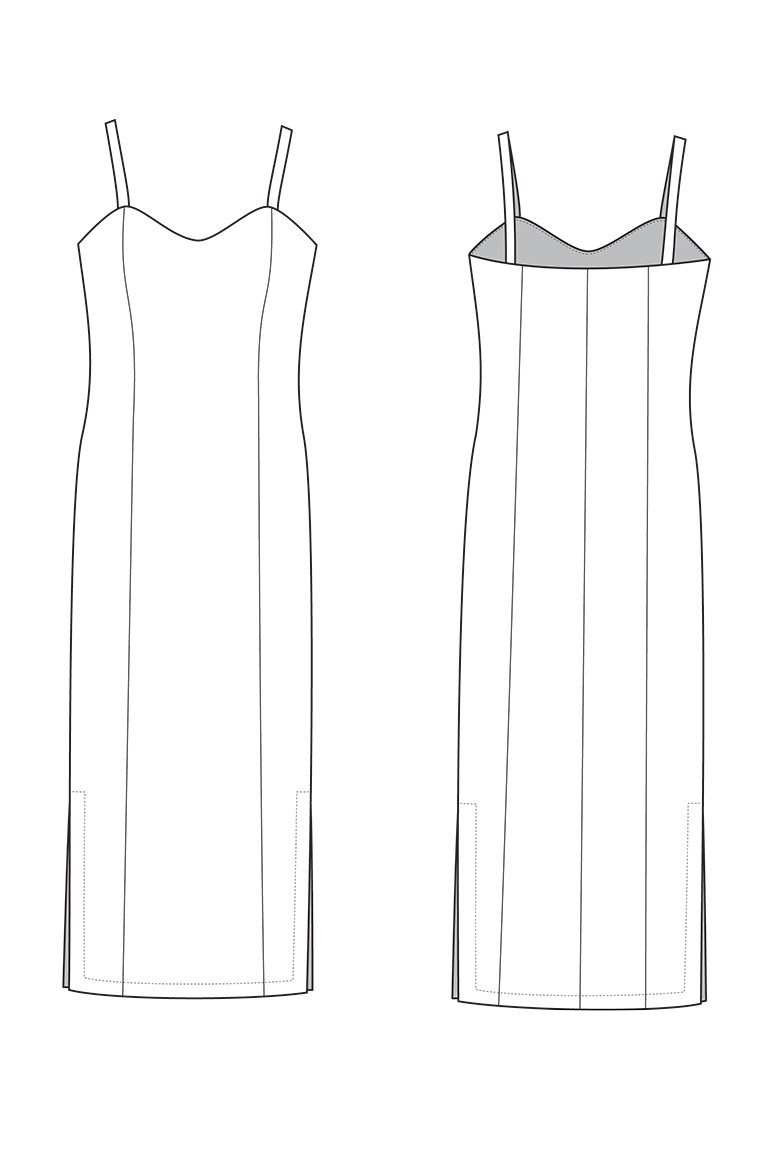 The Gwen Dress Sewing Pattern, by Seamwork