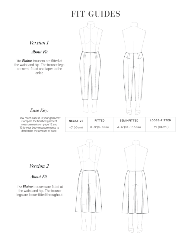 The Elaine Pants Sewing Pattern, by Seamwork