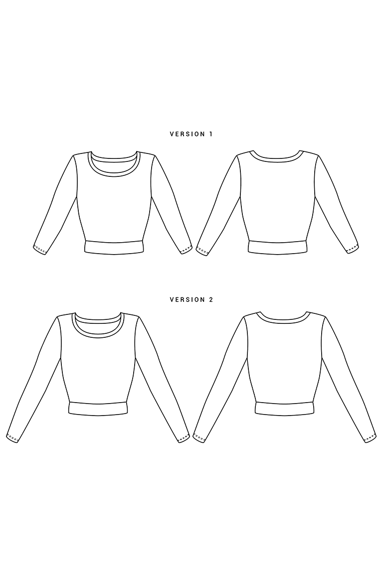 The Astoria Sweater Sewing Pattern, by Seamwork