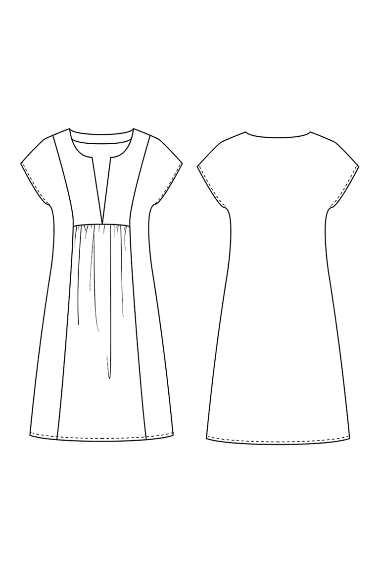 The Maeby Dress Sewing Pattern, by Seamwork