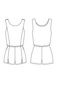 The Layton Romper Sewing Pattern, by Seamwork