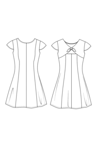 The Gabrielle Dress Sewing Pattern, by Seamwork