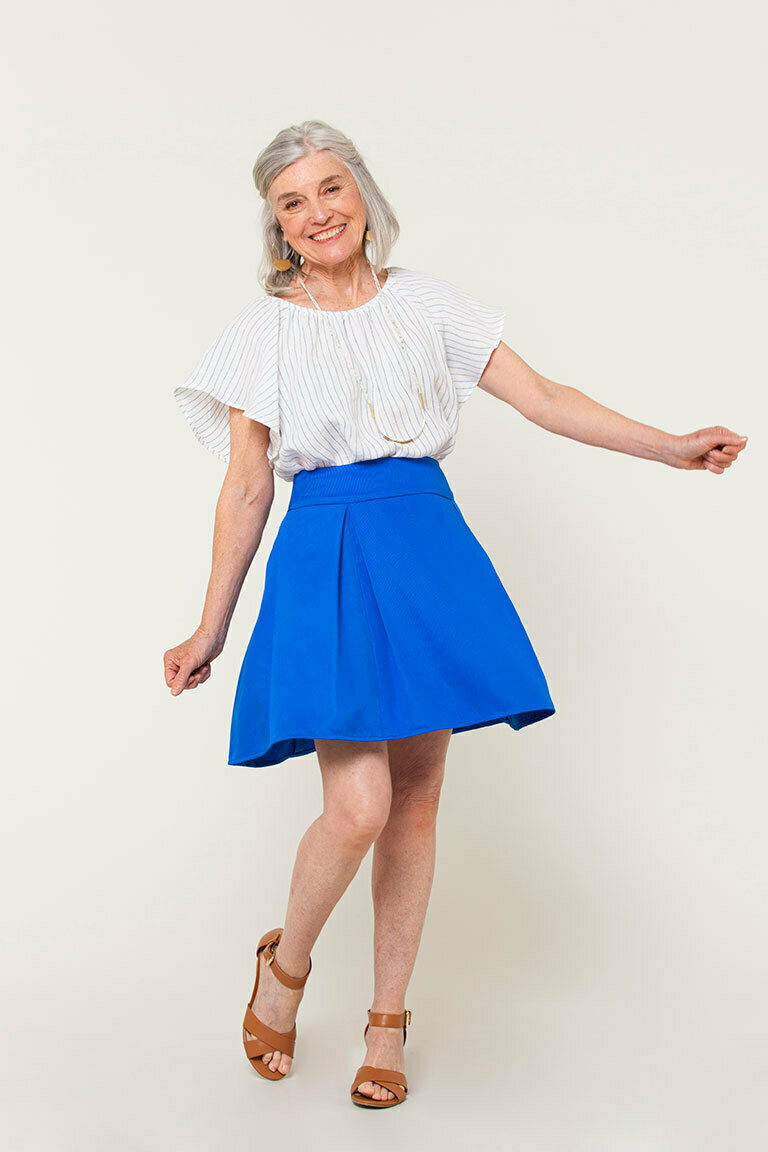 The Patsy Skirt Bonus sewing pattern, from Seamwork