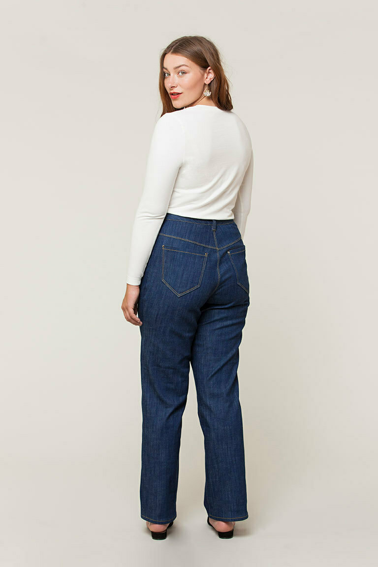 The Tessa Jeans Sewing Pattern, by Seamwork