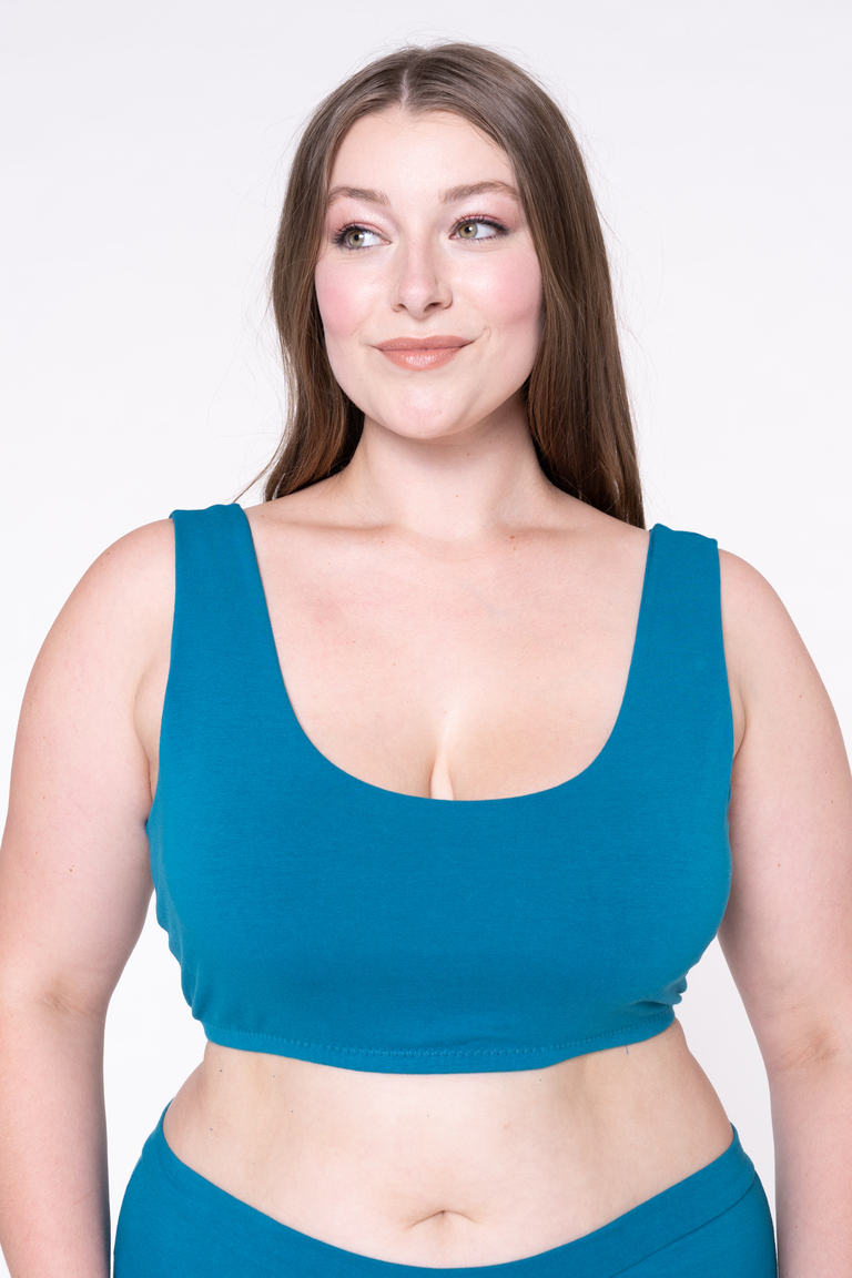 How to make crop top sport bra (brallet Tank top) pattern and stitching 