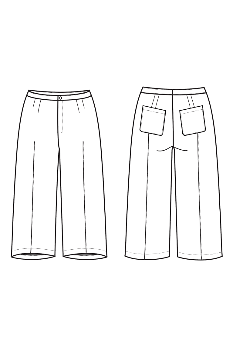 The Callahan Pants Sewing Pattern, by Seamwork