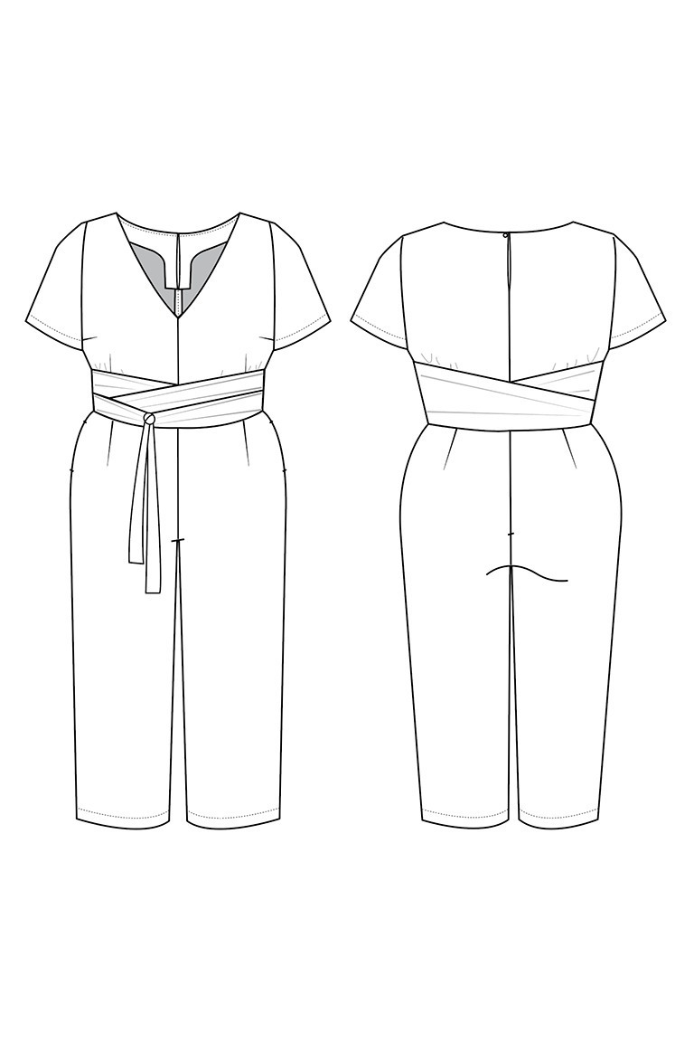 The Sky Jumpsuit Sewing Pattern, by Seamwork