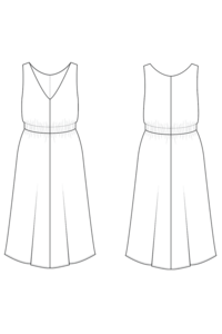 The Bobby Dress Sewing Pattern, by Seamwork