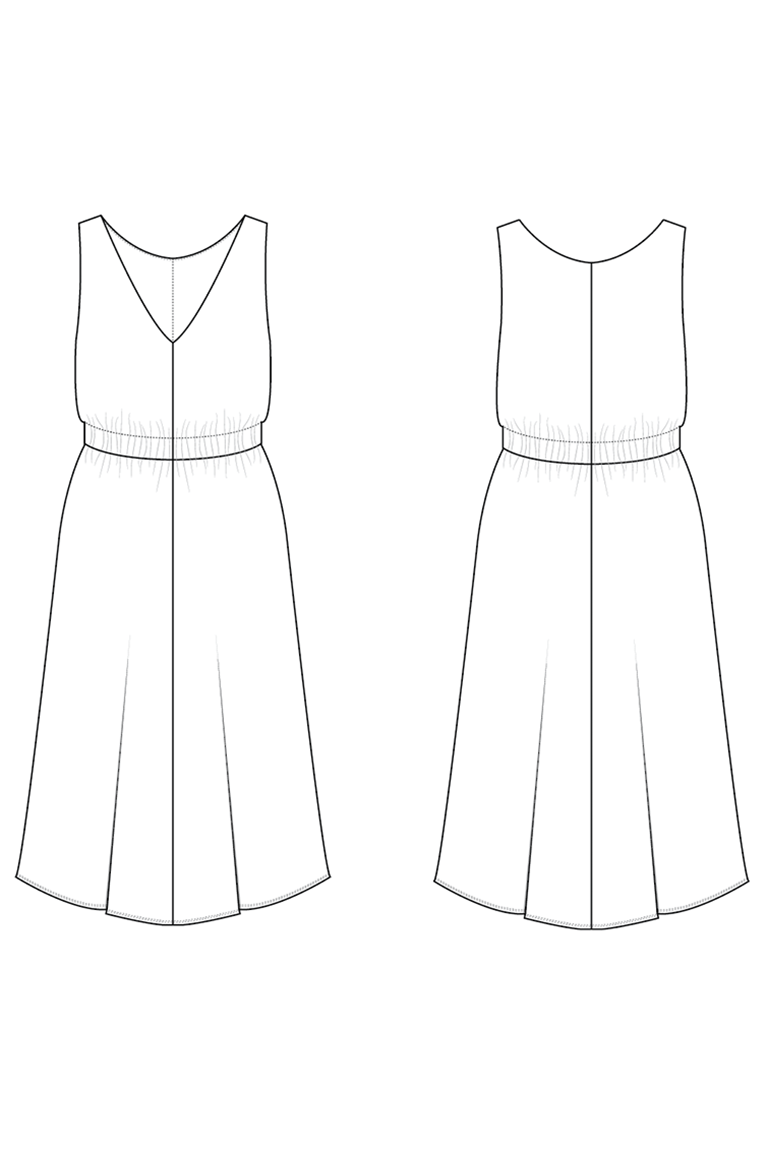 The Bobby sewing pattern, from Seamwork