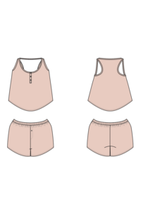 The Cal Pajama Set Sewing Pattern, by Seamwork