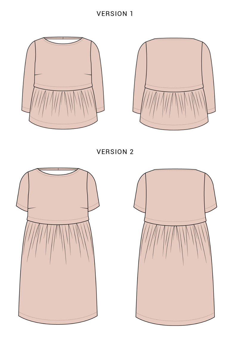 The Mina sewing pattern, from Seamwork