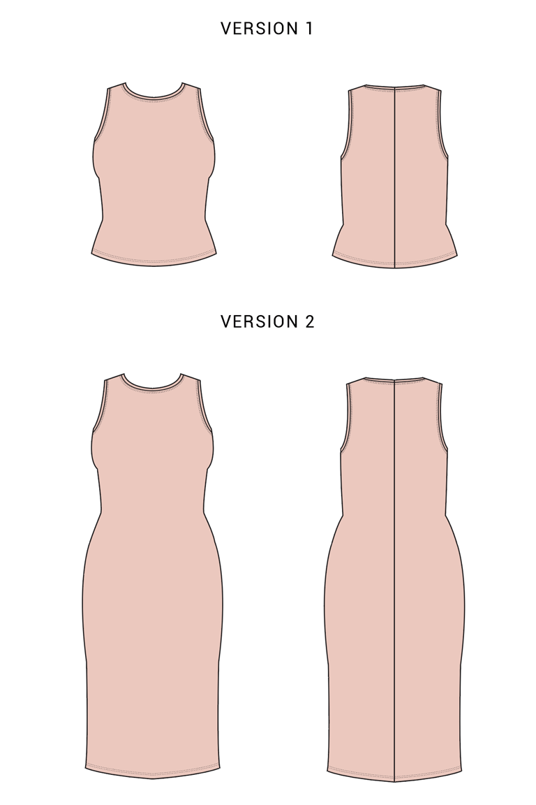 Vogue Very Easy Women's A-Line Sleeveless Dress Sewing Pattern, 9100, E5