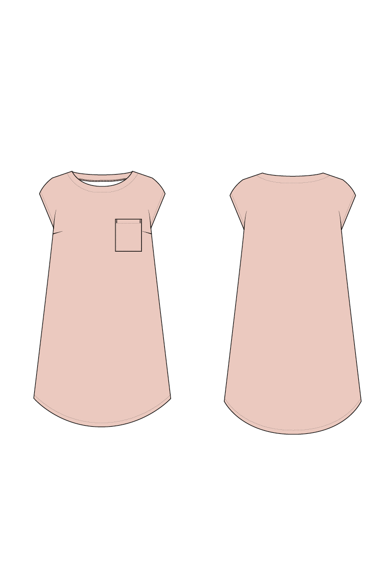 The Hansie Bonus sewing pattern, from Seamwork