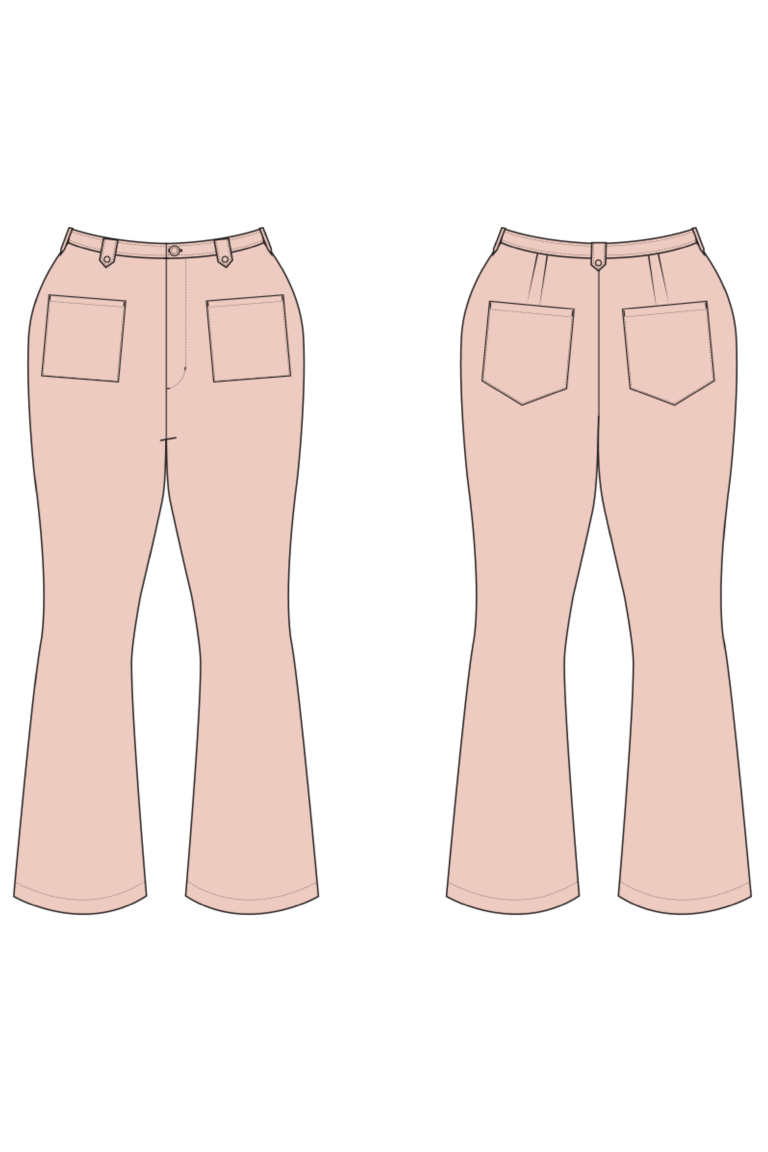 The Chelsea jeans sewing pattern, by Seamwork