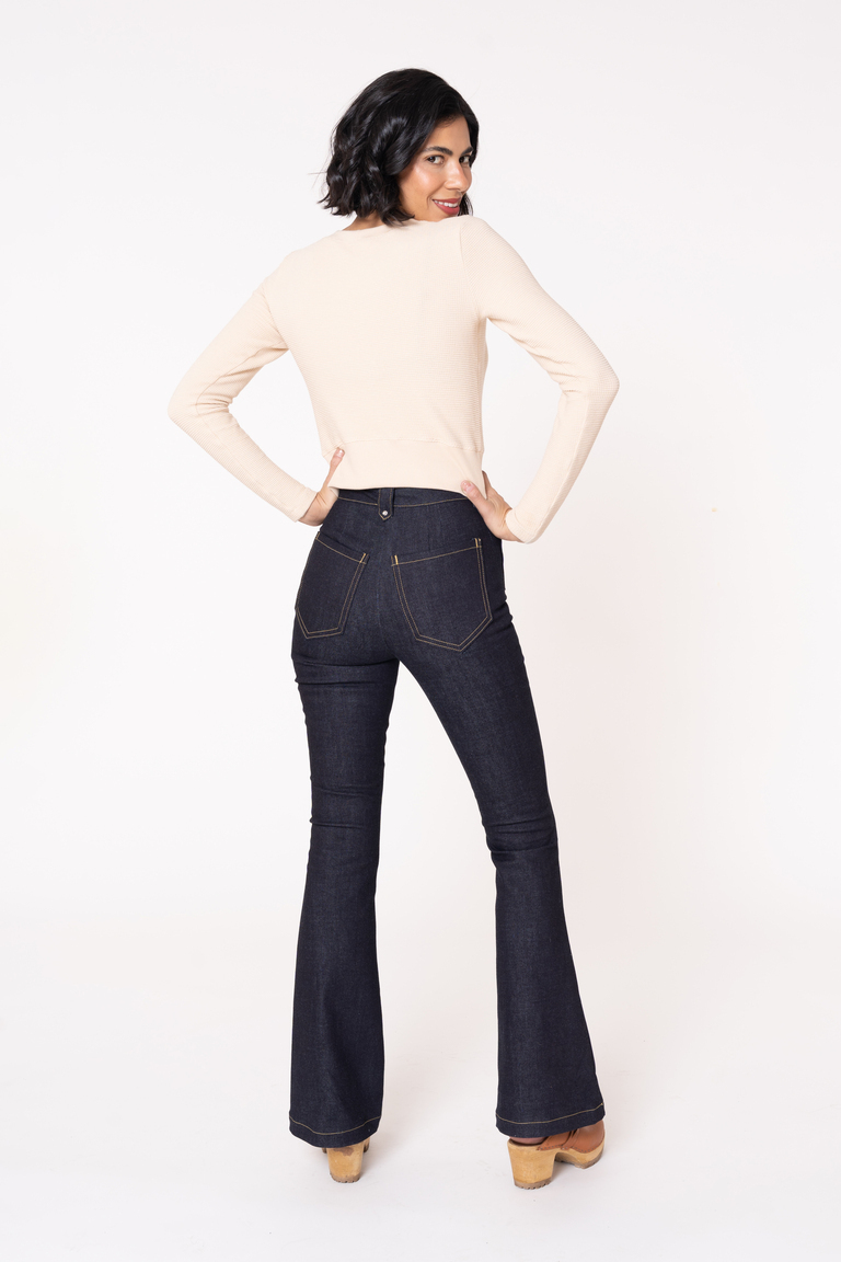 The Chelsea jeans sewing pattern, by Seamwork