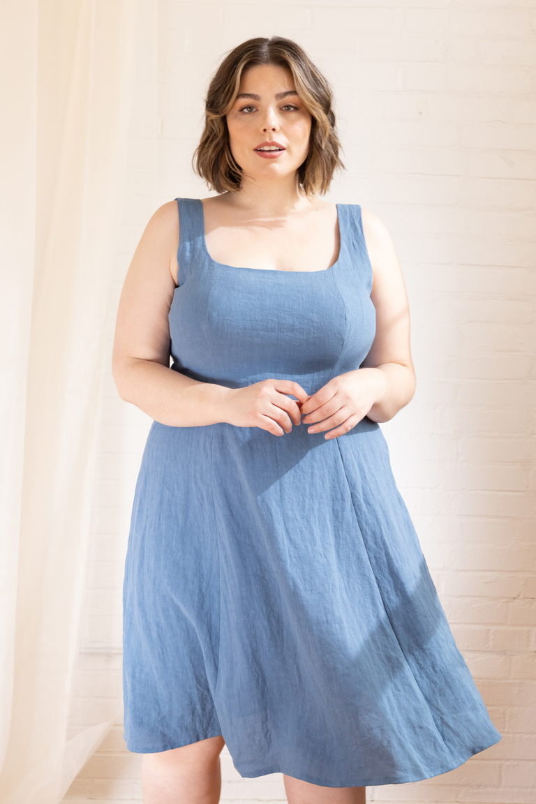 The Hawthorn Dress and Shirt Sewing Pattern, by Seamwork