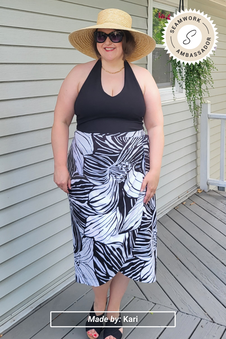 How to Cut and sew Halter Neck Maxi Jumpsuit 