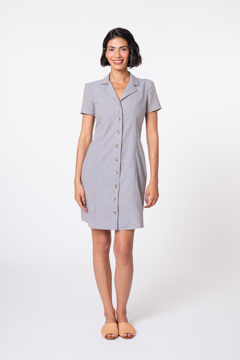 The Chantelle shirt dress sewing pattern by Seamwork