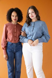 The Sam shirt sewing pattern, by Seamwork