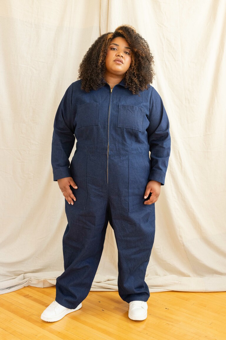 The Mercer flight suit sewing pattern, by Seamwork