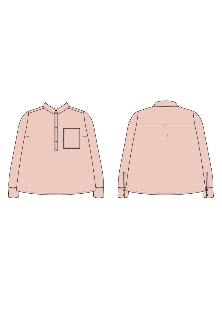 The  sewing pattern, from Seamwork